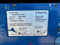MAN TGL 8.150 Koffer + Ladebordwand Dautel 1.500 Kg