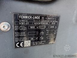 LINDE H18T-01 Triplo 490 Freelift / Sideshift LPG 2012