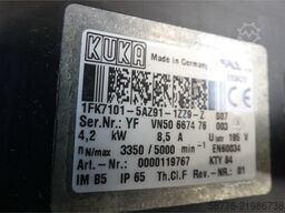 KUKA Kuka 1FK7101-5AZ91-1ZZ9-Z Servo Motor SN: YFVN50667476003
