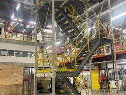 ndustriële platformtrap 4 verdiepingen – platform trap