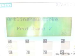 Siemens 6AV3607-1JC00-0AX1 Operator Panel 7-PP E-Stand 03 SN C-N1132716