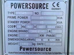 Cummins 4BT3.9-G2 - 45 kVA Generator - DPX-19831