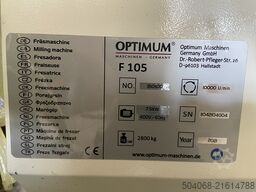 Optimum CNC-Fräsmaschine OPTImill F 105