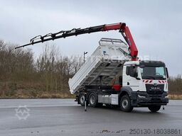 MAN TGS 26.520 6x4H-4 BL Meiler + HMF 2320 Lenk/Lift