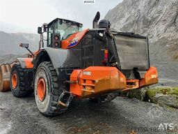 Hitachi zw370-6 wheel loader w/ scale, printer & bucket