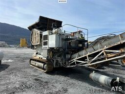 Haahjem ctc 110 crusher w/side conveyor and screen. WATCH