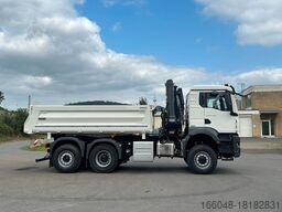 MAN TGS 28.440 6x4-4/3-Seiten- Kipper / Hiab 138-3