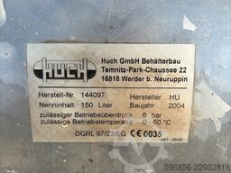 OSNA – pompa tłokowa, zbiornik HUCH 150 6 bar, AEG 0,55 kW