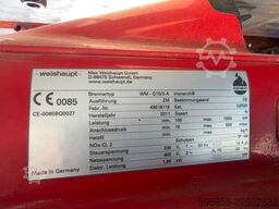 Weishaupt WM-G10/3-A ZM 100–1000 kW armatura DUNGS DN65