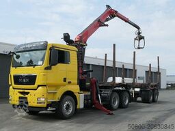 MAN 26.540 TGX/6x4/540 PS/Kran Epsilon/Blattfederung
