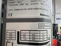JUNGHEINRICH EKS 210 - Wire Guidance !! PSA !! DOUBLE steering !! Triplex FFL