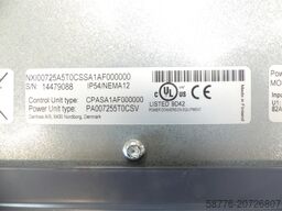 Vacon NXI00725A5T0CSSA1AF000000 Frequenzumrichter SN: 14479088