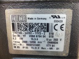 KUKA Kuka 1FK7105-5AY81-1YY3-Z Servo Motor SN: YFVF50670454