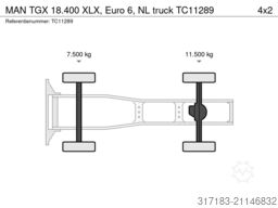 MAN TGX XLX, Euro 6, NL truck