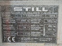 Still EXV 14i new batt/ initial/ 2823h/ 4,26m