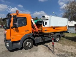 MERCEDES-BENZ Atego 818 K Atlas Kran Funk 2 x AHK Standheizung