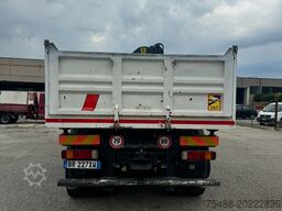 SCANIA 124-420 8X4 RIBALTABILE + GRU EFFER 210