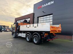 Volvo FMX 460 6x4 3 zijdige Kipper/ Hiab 288 E-6,Winc...