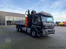 Volvo FMX 460 6x4 3 zijdige Kipper/ Hiab 288 E-6,Winc...