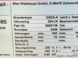 WEISHAUPT WM-G30/2-A // 1800kw Weishaupt WM-G20 /2-A /// 1600kw