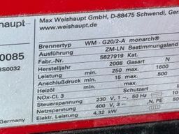 WEISHAUPT  WM-G30/2-A // 1800kw Weishaupt WM-G20 /2-A  /// 1600kw