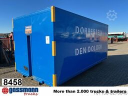 Abrollcontainer Kofferaufbau mit Flügeltüren