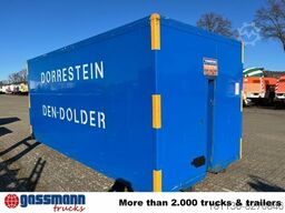 Abrollcontainer Kofferaufbau mit Flügeltüren