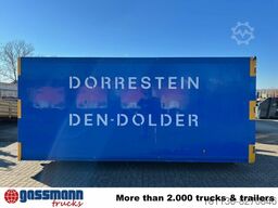 Abrollcontainer Kofferaufbau mit Flügeltüren
