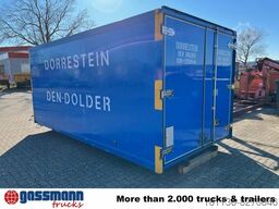 Abrollcontainer Kofferaufbau mit Flügeltüren