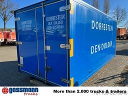 Abrollcontainer Kofferaufbau mit Flügeltüren