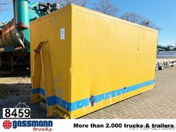 Abrollcontainer Kofferaufbau mit Flügeltüren