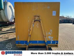 Abrollcontainer Kofferaufbau mit Flügeltüren