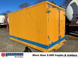 Abrollcontainer Kofferaufbau mit Flügeltüren