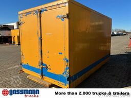 Abrollcontainer Kofferaufbau mit Flügeltüren