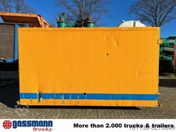 Abrollcontainer Kofferaufbau mit Flügeltüren