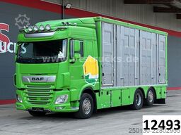 DAF XF 480 LL 6x2 3.Stock Menke Viehwagen m. Hubdach