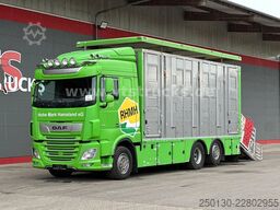DAF XF 480 LL 6x2 3.Stock Menke Viehwagen m. Hubdach