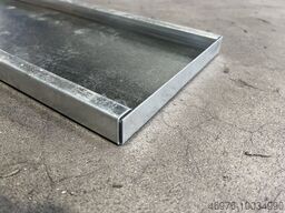 520 x 195 x 22 mm (BxTxH)/ sendzimir verzinkt