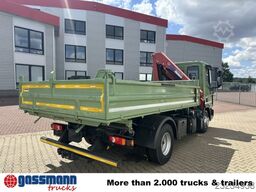 Iveco ML100E19 4x2, Kran HMF 810-K2, 2x AHK