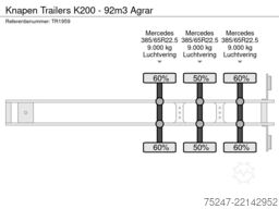 Knapen Trailers K200 - 92m3 Agrar