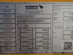 Schmitz Cargobull SCB3ST CoC Documents, TuV Loading Certificate, Dut