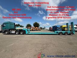 Doll Doll T3E Tieflader 3 gel. Achsen+ Arocs 2663 6x4