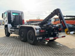 MAN 26.440 6x6 Abrollkipper Hiab Multilift