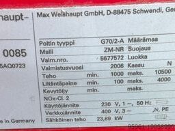 WEISHAUPT: G70 - 10500kw /// G70 - 10500kw,Mit schaltschrank