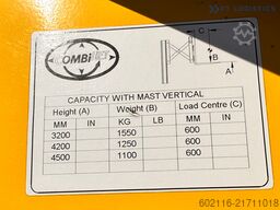 Combilift WR / DUPLEX / 4.5M / 2017 / ONLY 30 H