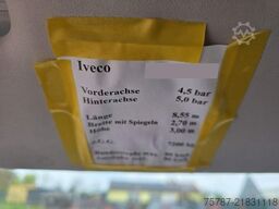 IVECO 72-210 KJoffer mit Ladebordwand,AHK, Blatt/ Luft