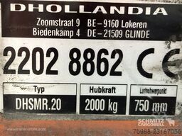 Schmitz Cargobull Tiefkühler Standard Ladebordwand