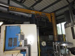 Vetter Kran Drehkran Hallenkran L 3,2m Liftket 500Kg H 4m Kettenzug Dübelplatte
