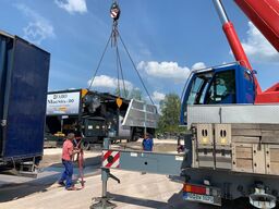 FABO Mobile Concrete Batching Plant 30 m3/h Mobile Concrete Batching Plant