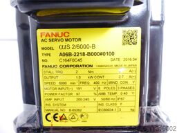 Fanuc A06B-2218-B000 # 0100 Motor + A860-2050-T321 SN C164F0C45  - ! -
